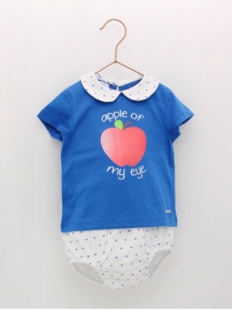 Conjunto t-shirt e cuequinha 