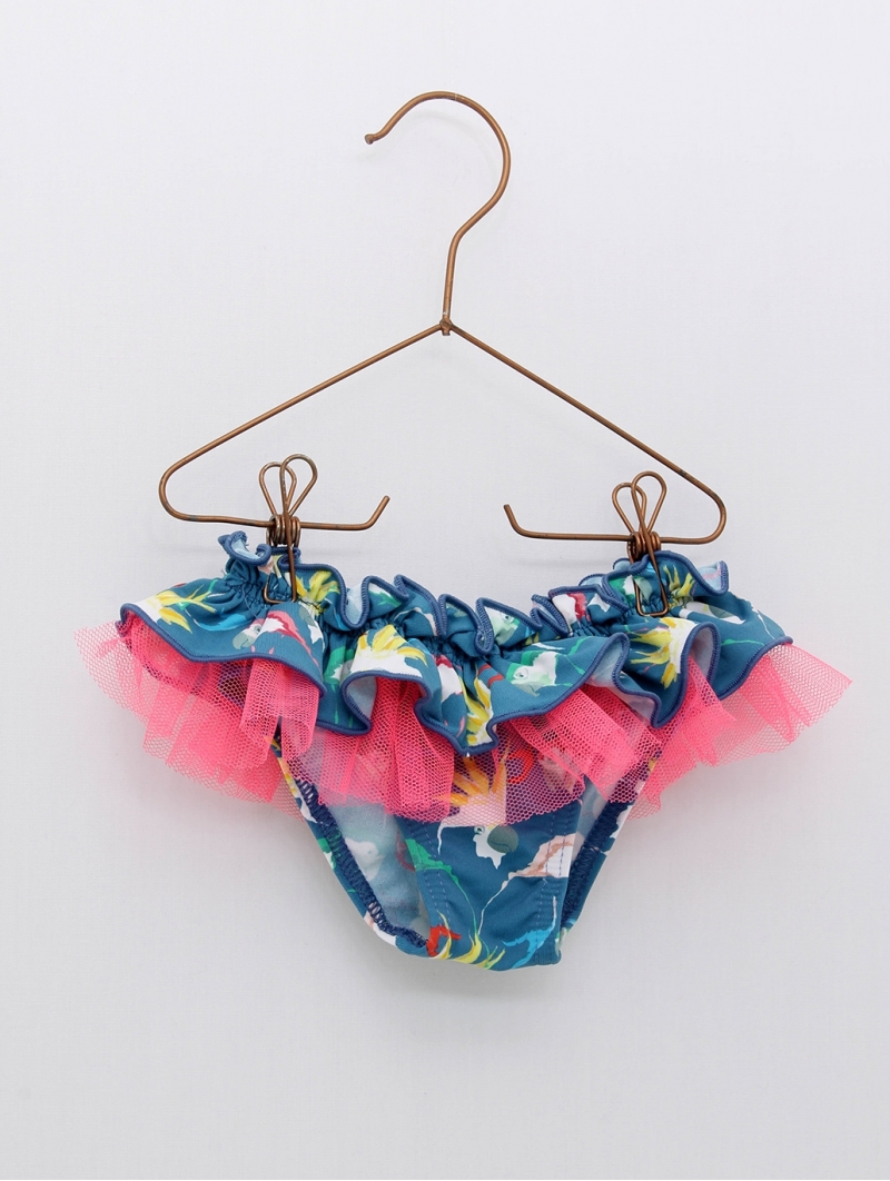 Cuequinha estampado papagaios