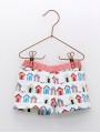 Culetín lycra con estampado casetas con cinturilla en cuadros vichy