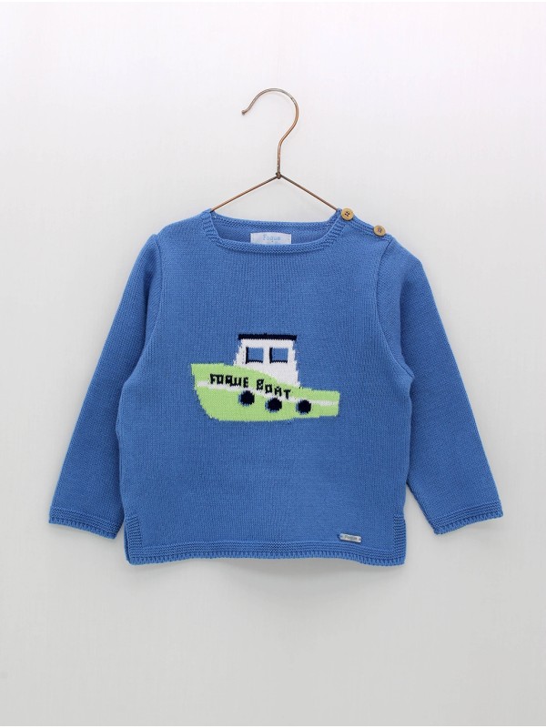 Sweater Drawing Boat