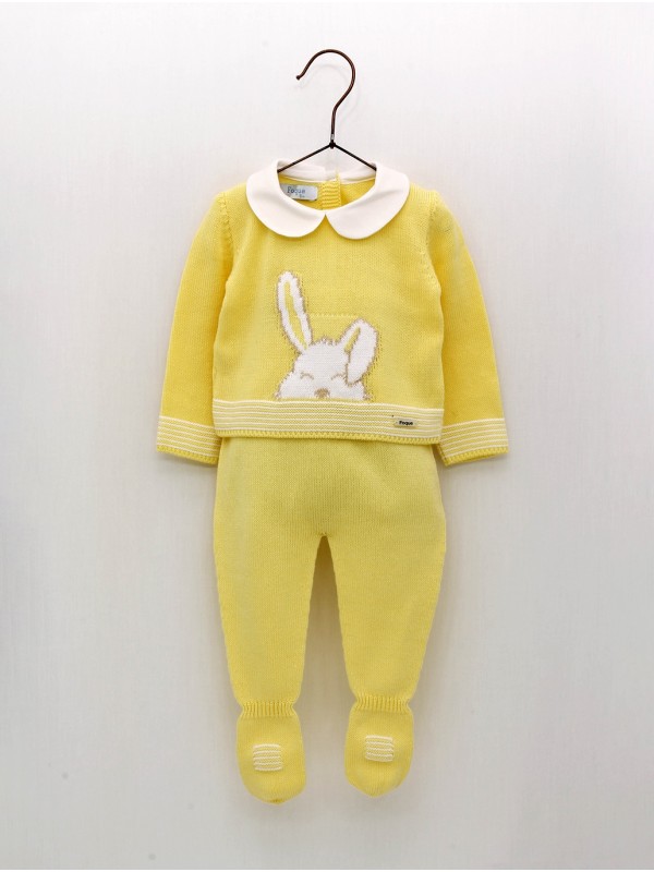 Conjunto criança primeira posta conejito