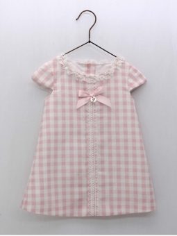Gingham check dress