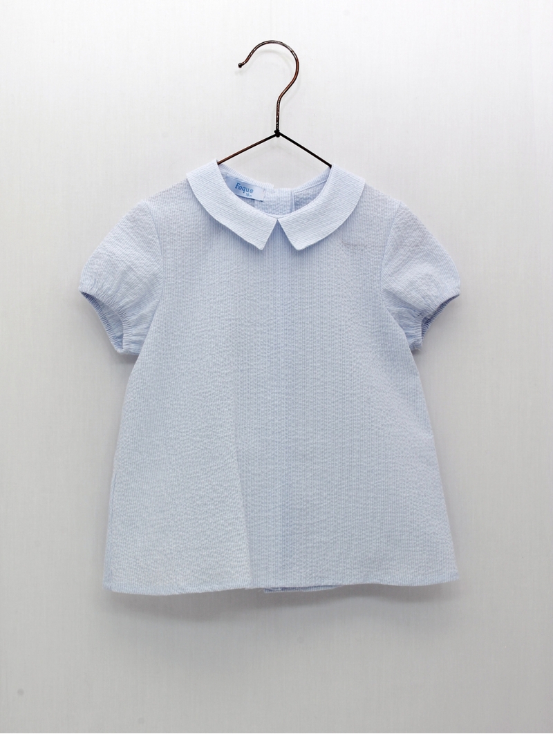 Camisa batista celeste