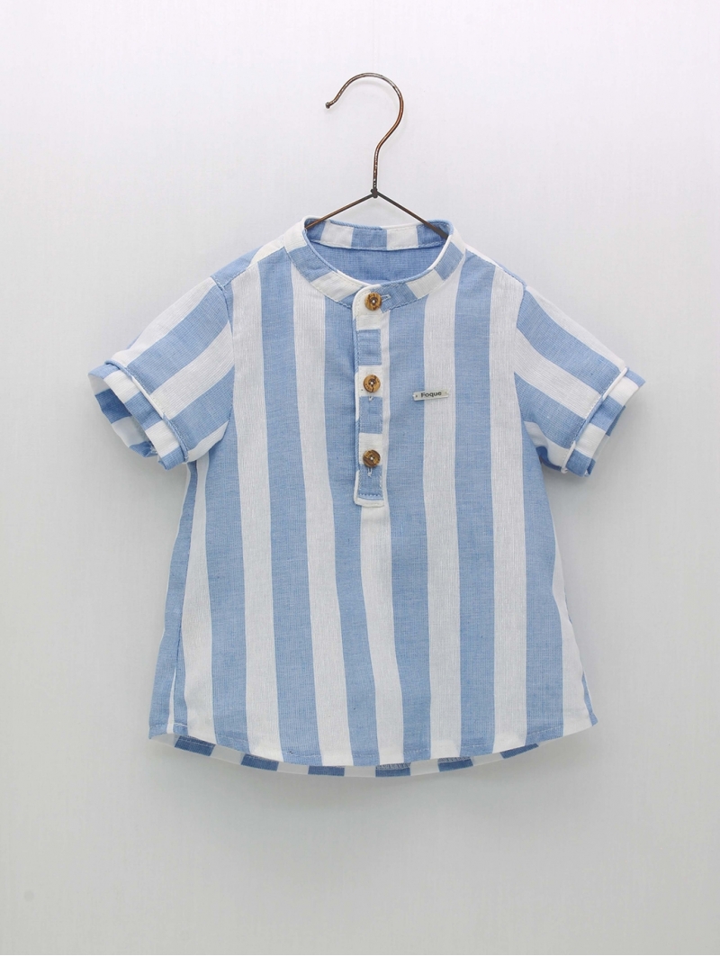Camisa manga corta rayas