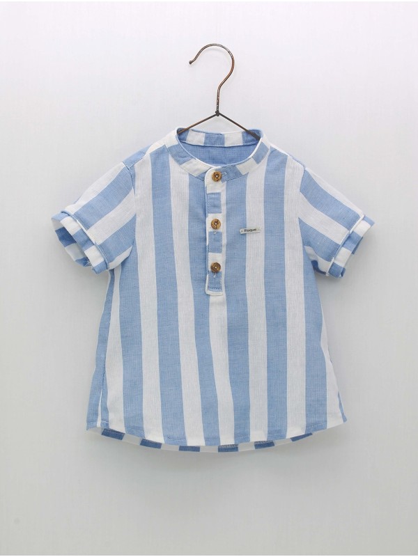 Camisa manga corta rayas