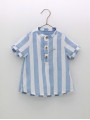 Camisa manga corta rayas