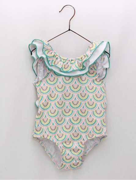 Bañador niña estampado Revival