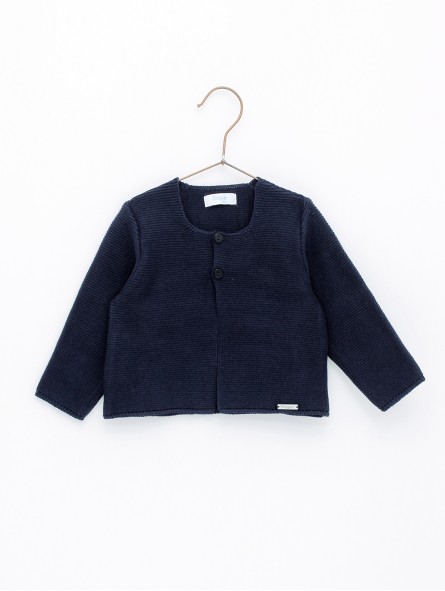 Garter stitch jacket