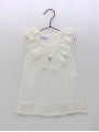 Vestido punto con puntilla valencienne