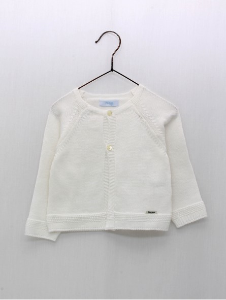 Chaqueta longa punto liso
