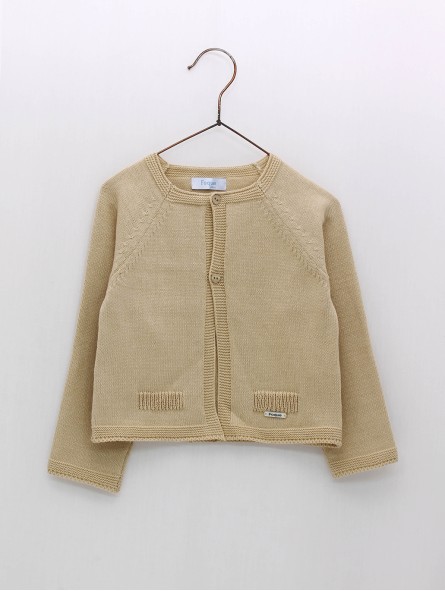 Chaqueta longa petos simulados