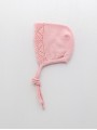 Bonnet with openwork