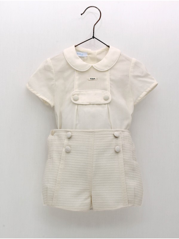 Conjunto blusa batista y pantalón corto
