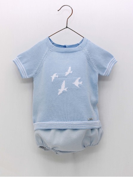 Conjunto niño gaviotas