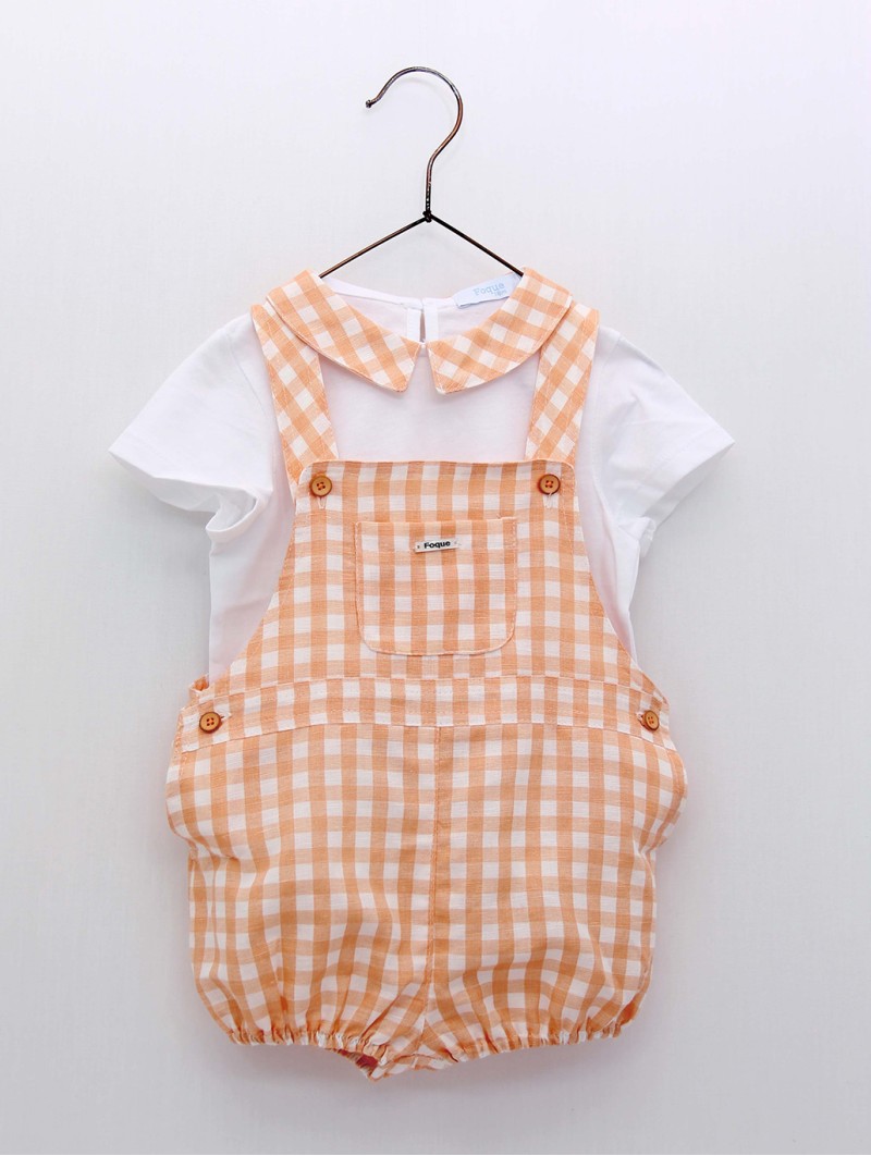 Nana T-shirt and dungarees set