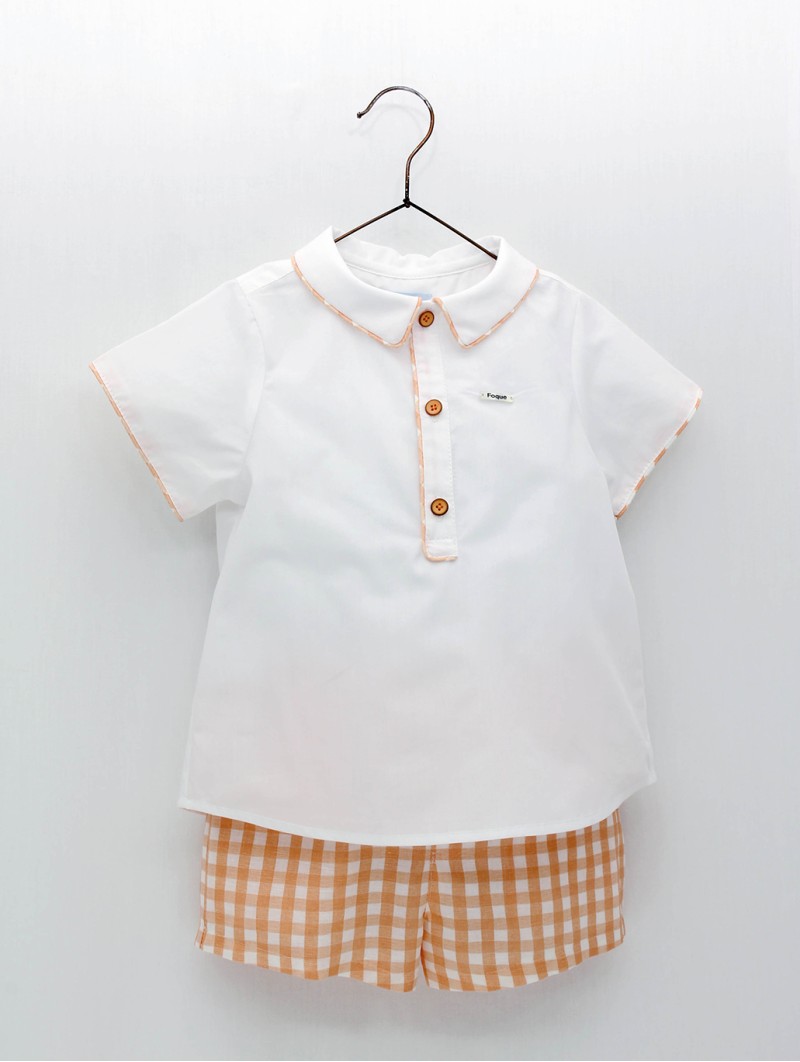 Conxunto camisa e pantlón curto Nana