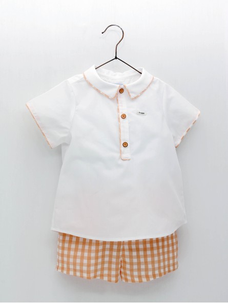 Conxunto camisa e pantlón curto Nana