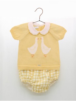Conjunto jubón y braguita Aurora