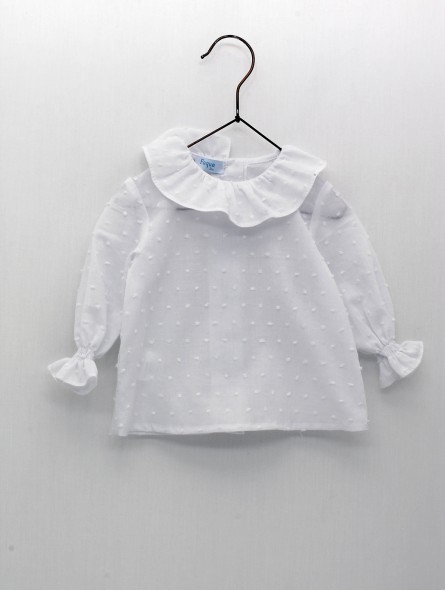 Blusa plumeti pescozo volante