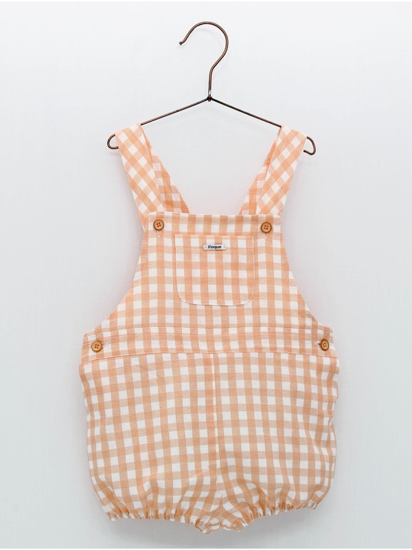 Nana Chequered Dungarees