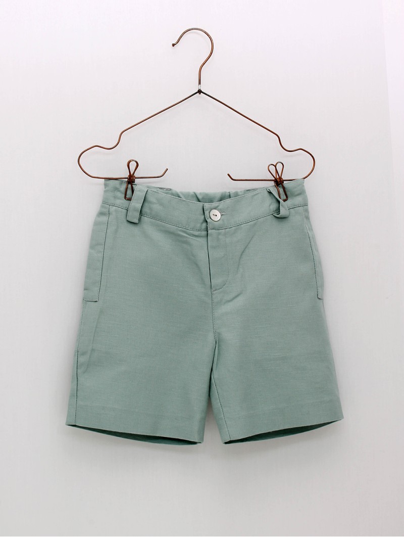 Pantalón Corto Algodón y Lino