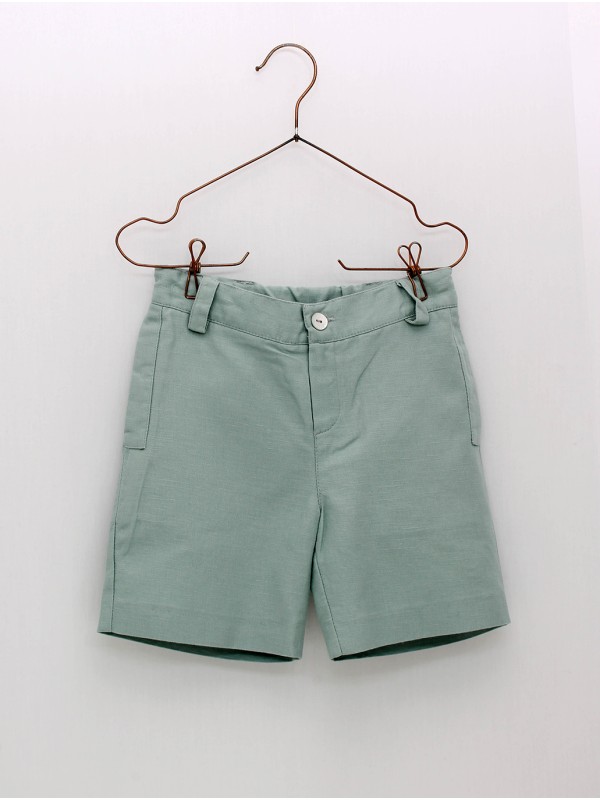 Pantalón Corto Algodón y Lino