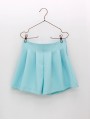 Short with pleats