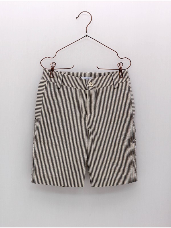 PANTALÓN CORTO RAYAS SERSUCKER CC. DANTE
