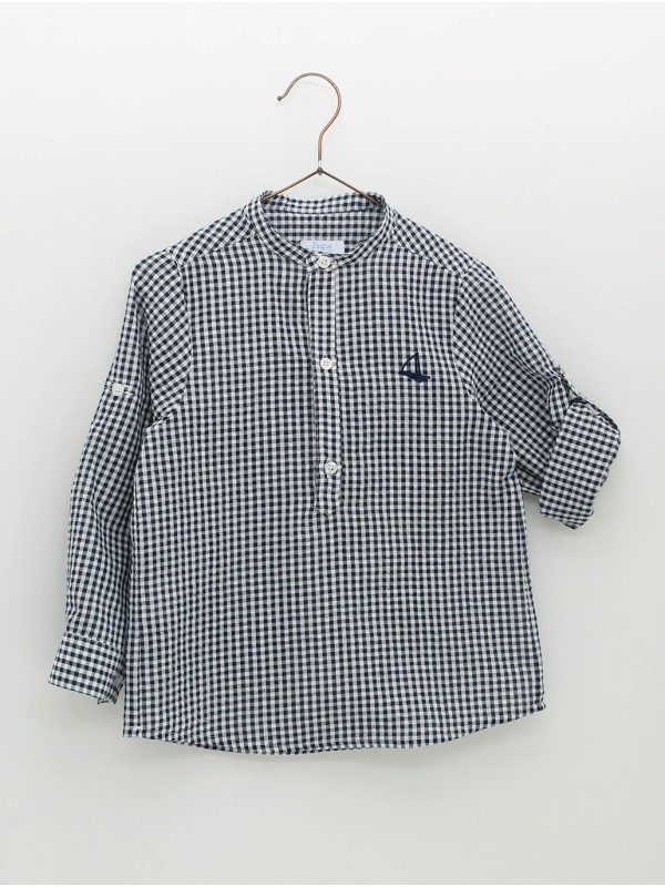 Gingham chequered shirt