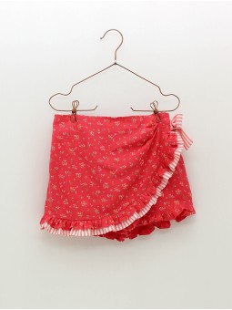 Saia Pantalón flores