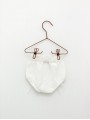 Baby boy-girl knit bloomers with bow