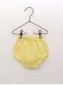 Baby boy-girl knit bloomers with bow