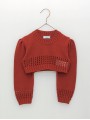 Short girl knitted jumper