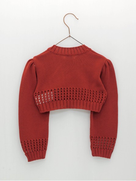 Short girl knitted jumper