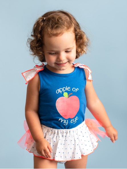 Conjunto t-shirt e cuequinha