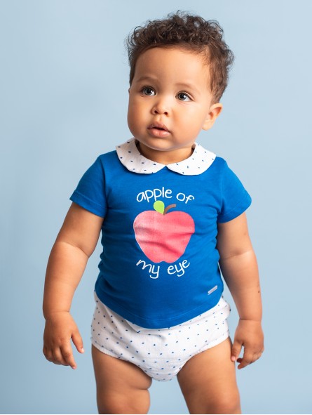 Conjunto t-shirt e cuequinha 