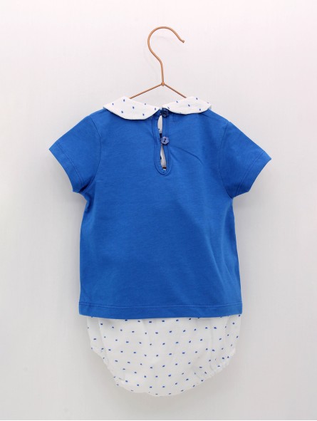 Conjunto t-shirt e cuequinha 