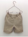 Calça curta cerimónia linho