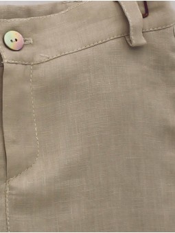 Calça curta cerimónia linho