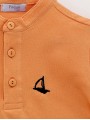 Polo piqué cuello mao