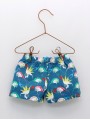 Culetin baño estampado loros