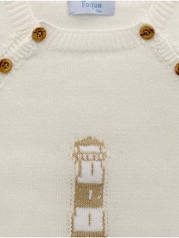 Lighthouse drawing sweater