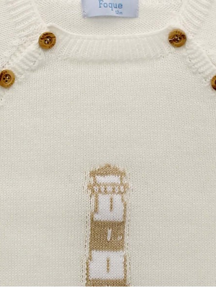 Lighthouse drawing sweater