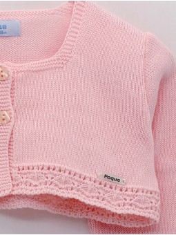 Chaqueta escote cuadrado