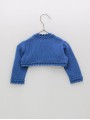 Wave knit jacket