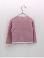 Chaqueta larga listada