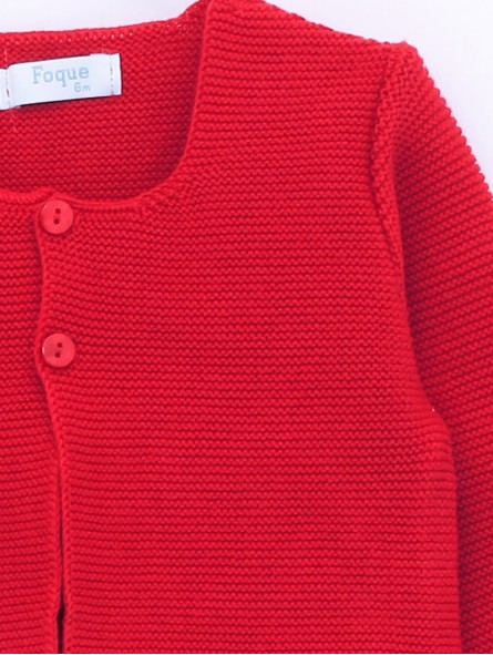 Garter stitch jacket