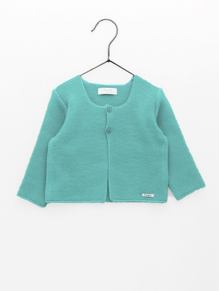Garter stitch jacket