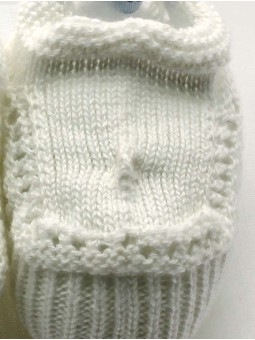 Knitted bootie