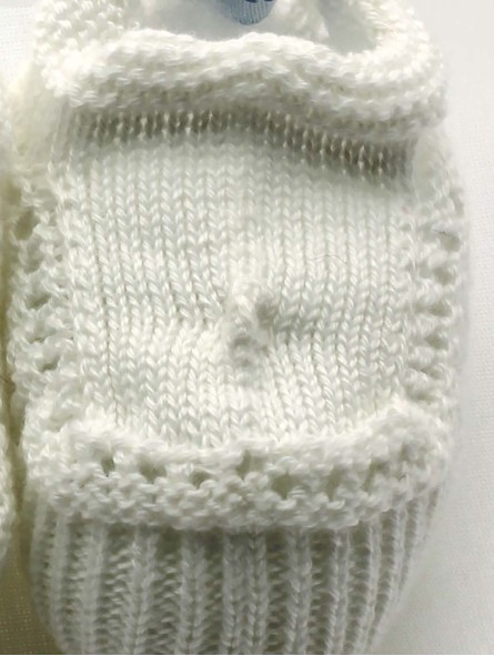 Knitted bootie